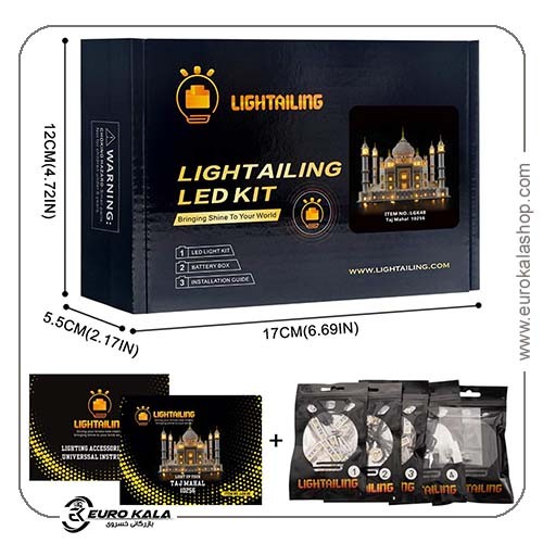 کیت نورپردازی LIGHTAILING برای مدل لگو تاج محل (Lego 10256)