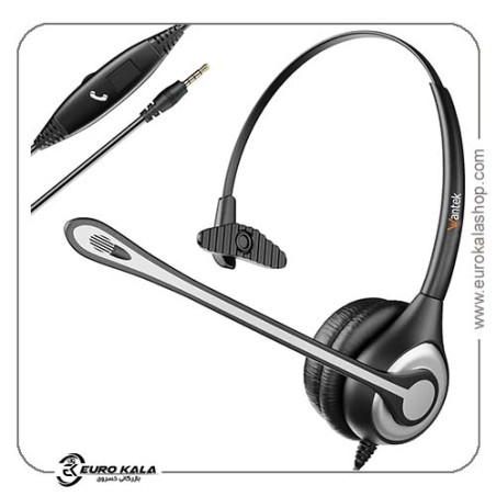 هدست باسیم Wantek 600FJ3.5 با میکروفون حذف نویز