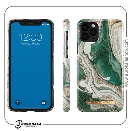 کاور قاب محافظ iDeal Of Sweden برای iPhone 11 (Golden Jade Marble)