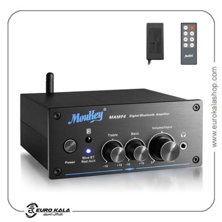 آمپلی‌فایر Moukey MAMP4 Bluetooth Hi-Fi